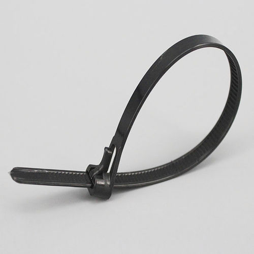 Collier de câblage en plastique - XGS-8X250RT - DEMOELE / Wenzhou Duanmeng Electric Co.,Ltd - réutilisable / à crantage intérieur / résistant aux flammes
