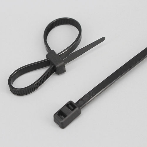 Collier de câblage en nylon - XGS-4.8x200DH - DEMOELE / Wenzhou Duanmeng Electric Co.,Ltd - double / autobloquant