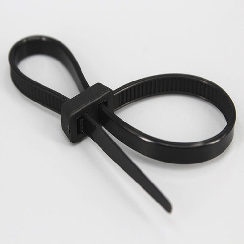 Collier de câblage en nylon - XGS-4.8x300DH - DEMOELE / Wenzhou Duanmeng Electric Co.,Ltd - résistant aux flammes / résistant aux UV / avec montage enfichable
