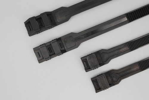 Collier de câblage en plastique - DM-180DL	 - DEMOELE / Wenzhou Duanmeng Electric Co.,Ltd - résistant aux flammes / à crantage intérieur / pour forte charge