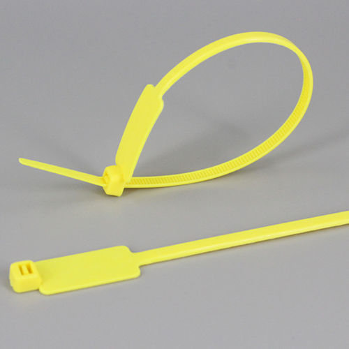 Collier de câblage en plastique - DM-4.6x200MKT	 - DEMOELE / Wenzhou Duanmeng Electric Co.,Ltd - en nylon / avec porte-étiquette