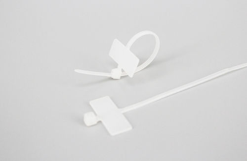 Collier de câblage en plastique - DM-100MKT	 - DEMOELE / Wenzhou Duanmeng Electric Co.,Ltd - en nylon / avec porte-étiquette