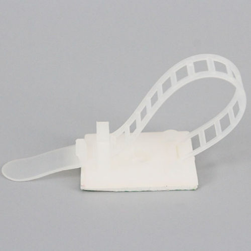 Collier pour câble électrique en plastique - DM-ADC series - DEMOELE / Wenzhou Duanmeng Electric Co.,Ltd - en nylon / réglable / autocollant