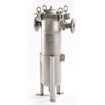 Carter de filtre monopoche - HD series - Allied Filter Systems Ltd - pour liquide / en acier inoxydable
