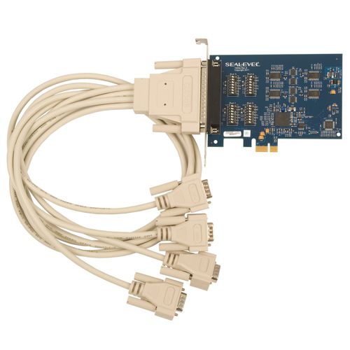 Carte d'interface PCI Express - 7404e  - Sealevel Systems - série / RS-485 / industrielle