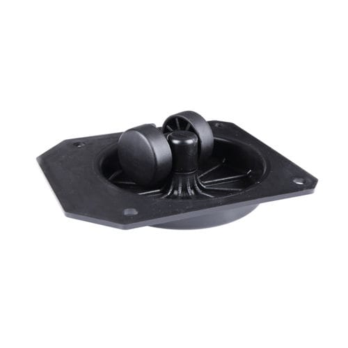 Roulette pivotante - 8510/30 - KARWEG GmbH & Co. KG - à platine / à profil / pour sols durs
