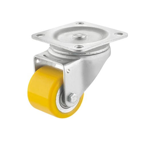 Roulette pivotante - PU_K1 series - KARWEG GmbH & Co. KG - à platine / à roulement à billes / fortes charges