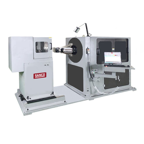 Cintreuse complètement électrique - WB-8CNC-7A-3D-T - SANCO GROUP CO., LIMITED - de fils métalliques / à 3 galets moteurs / CNC