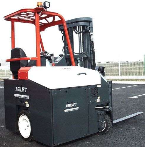 Chariot élévateur électrique - AGILIFT 3000 E - AMLIFT - à conducteur porté assis / à usage extérieur / compact