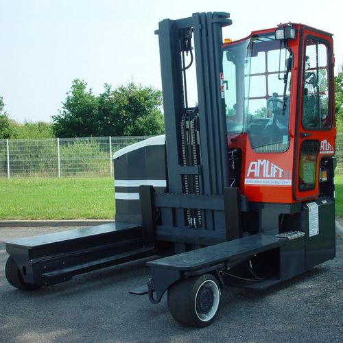 Chariot élévateur latéral électrique - COMBI C3000EN-12 - AMLIFT - multidirectionnel / à pneus pleins souples