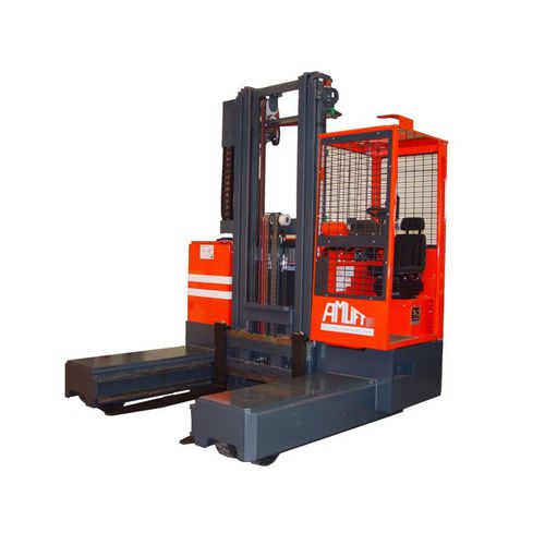 Chariot élévateur latéral électrique - JEDY B 30-12 - AMLIFT - à conducteur porté assis / multidirectionnel
