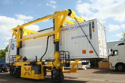 Portique automoteur - AGILIFTER - AMLIFT - sur pneus / pour container