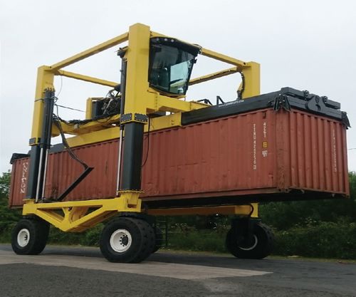 Chariot cavalier pour la manutention de conteneurs - AGILIFTER - AMLIFT - sur pneus