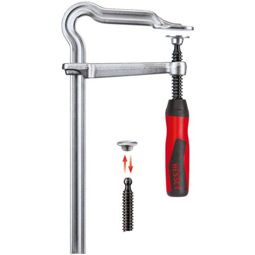 Serre-joint à vis - GMZ-2K - BESSEY Tool GmbH & Co. KG - en acier