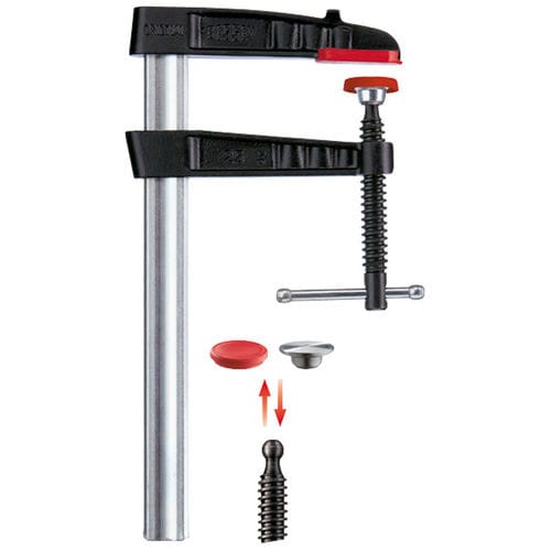 Serre-joint à vis - TG-K series - BESSEY Tool GmbH & Co. KG - en fonte malléable