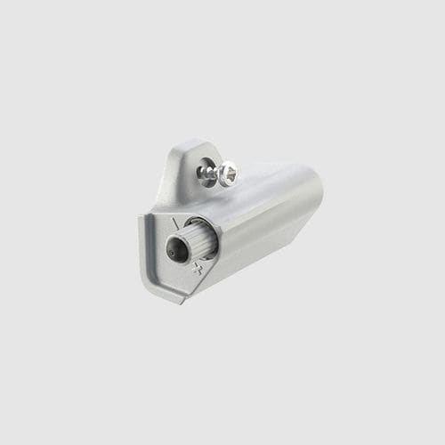 Charnière invisible - Glissando CR - Titus Group - plate / en acier inoxydable / ajustable