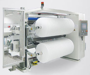 Bobineuse refendeuse automatique - RS-80-D - Bäumer GmbH converting machines - compacte / à double barillet / à usage polyvalent