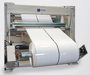Bobineuse refendeuse compacte - RS-R - Bäumer GmbH converting machines - à 1 arbre / à usage polyvalent / pour papier