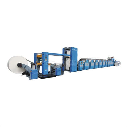 Presse d'impression pour film en plastique - Shaanxi Beiren Printing Machinery Co.,Ltd - pour étiquettes / pour carton / pour emballage