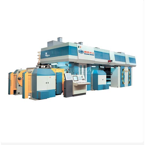 Presse flexographique en ligne - Shaanxi Beiren Printing Machinery Co.,Ltd - à 6 couleurs / à 8 couleurs / pour film en plastique