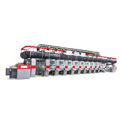 Presse d'impression par rotogravure - Shaanxi Beiren Printing Machinery Co.,Ltd - pour matières plastiques / pour papier / pour film en plastique