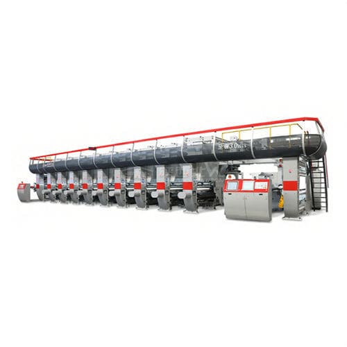 Presse d'impression par rotogravure - Shaanxi Beiren Printing Machinery Co.,Ltd - pour film BOPP / pour film OPP / pour film PE
