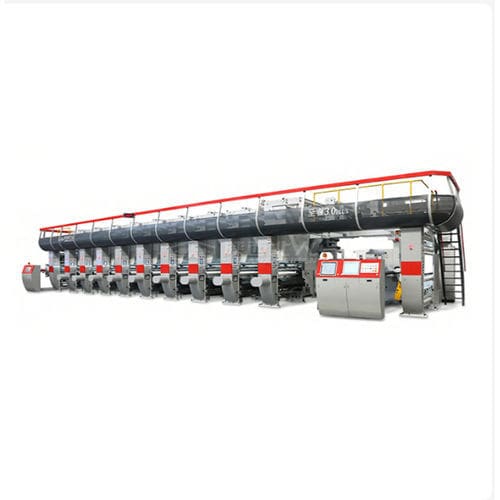 Presse d'impression par rotogravure - Zhirui 3.0plus - Shaanxi Beiren Printing Machinery Co.,Ltd - pour matières plastiques / pour film en plastique / pour étiquettes