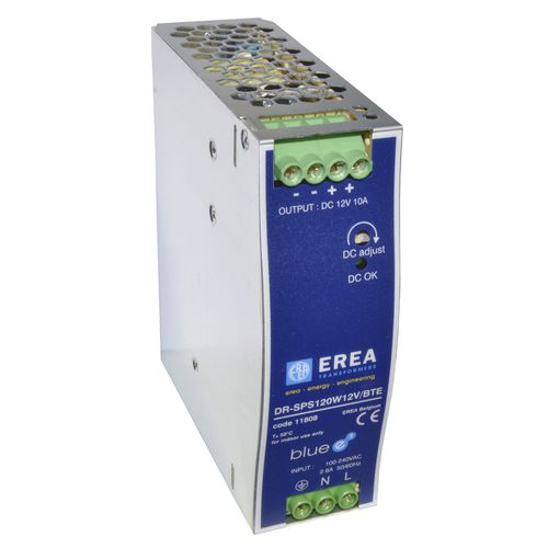 Transformateur d'alimentation électrique - DR-SPS120W24V/BTE - EREA Transformers - pour l'industrie / monophasé / basse tension