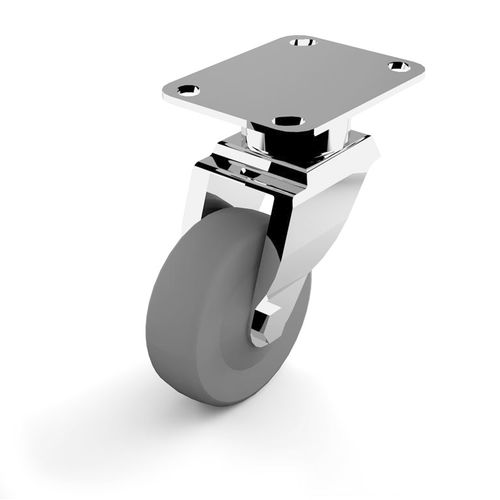 Roulette pivotante - 508001 - Alutec Group srl - à platine