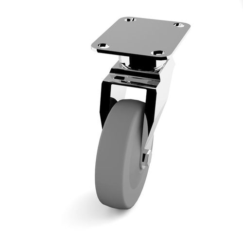 Roulette pivotante - 509901 - Alutec Group srl - à platine