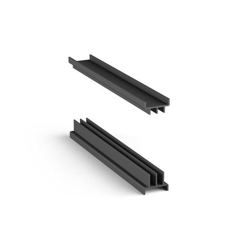 Profilé de recouvrement en plastique - S72561 - Alutec Group srl - en U