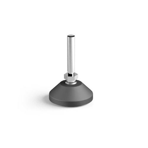Pied articulé - S40810 - Alutec Group srl - de machine / en caoutchouc / en acier inoxydable