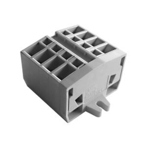 Bloc de jonction sur rail-DIN - GWSN2.5 - Cixi Wanjie Electronic Co., Ltd. - à connexion à ressort / IEC