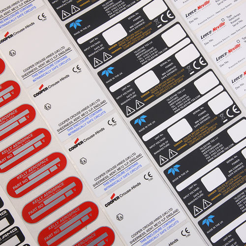 Étiquette à transfert thermique - Solvent and Chemical Resistant Labels - CILS International - imprimée / imprimable / étanche