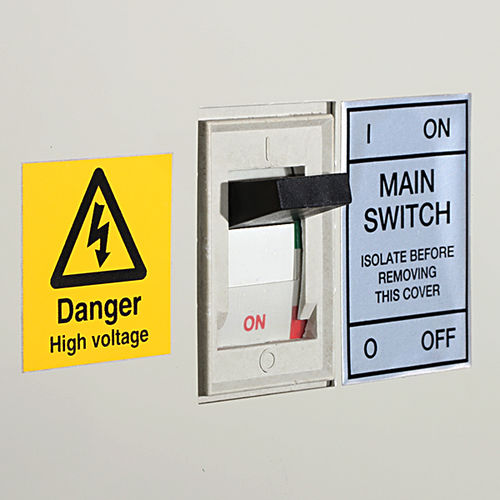 Étiquette d'identification - Hazard and Safety Instruction Labels - CILS International - à transfert thermique / imprimable / en polyester