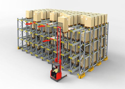 Rayonnage pour entrepôt de stockage - ARMAURIC-LUX-SA - pour boîtes / automatisé