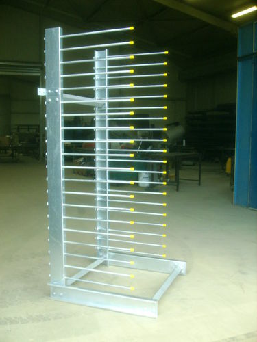 Rayonnage cantilever - ARMAURIC-LUX SA - ARMAURIC-LUX-SA - pour charges lourdes / pour pare-brises / en acier galvanisé