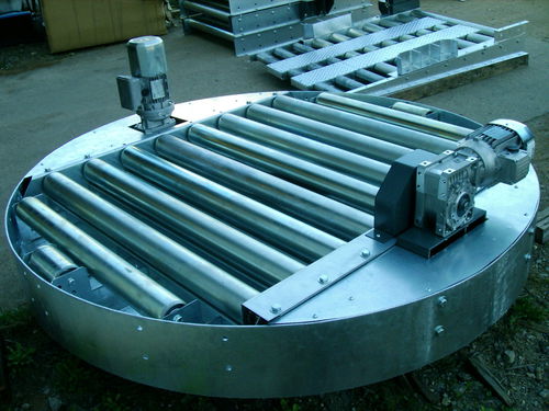 Table tournante entraînée par moteur - TTP 1012 - ARMAURIC-LUX-SA - horizontale / pour convoyeur