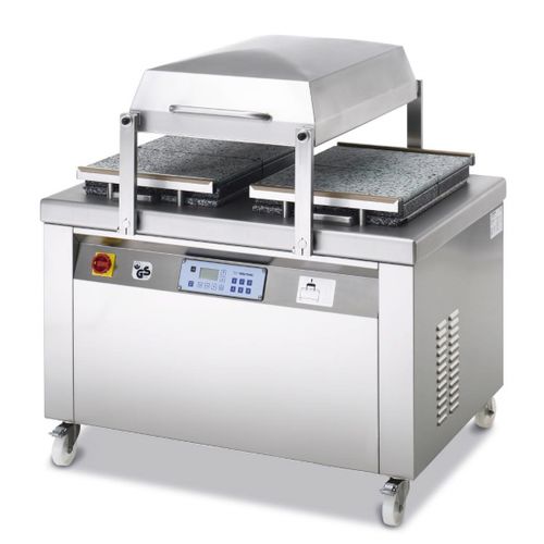 Machine de conditionnement semi-automatique - C 450 - MULTIVAC Group - à double cloche / sous vide / compacte