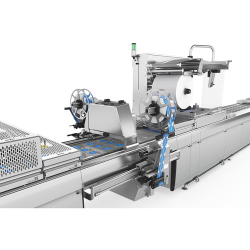 Machine d'étiquetage automatique - MR 619 EF - MULTIVAC Group - pour emballage / pour applications sur le dessus / pour applications sur le côté