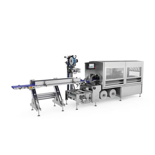 Machine d'étiquetage automatique - MULTIVAC Group - pour emballage / pour applications d'impression et de pose d'étiquettes / horizontale