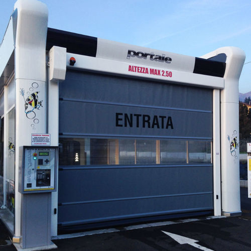 Porte rapide - Run - IPR ITALIA SRL - à enroulement / PVC / industrielle
