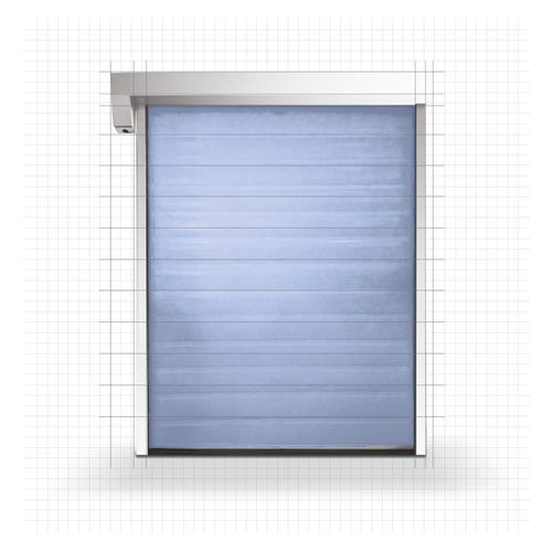 Porte à enroulement - FlexiRun® Cold 1 - IPR ITALIA SRL - en tissu / pour l'intérieur / pour chambre froide