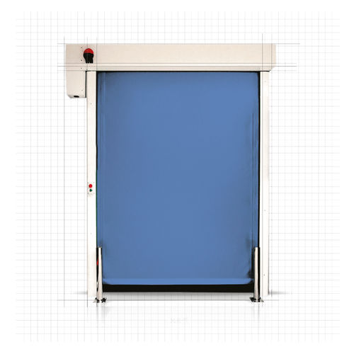 Porte à enroulement - FlexiRun® Cold 2 - IPR ITALIA SRL - en acier / en tissu / pour l'intérieur