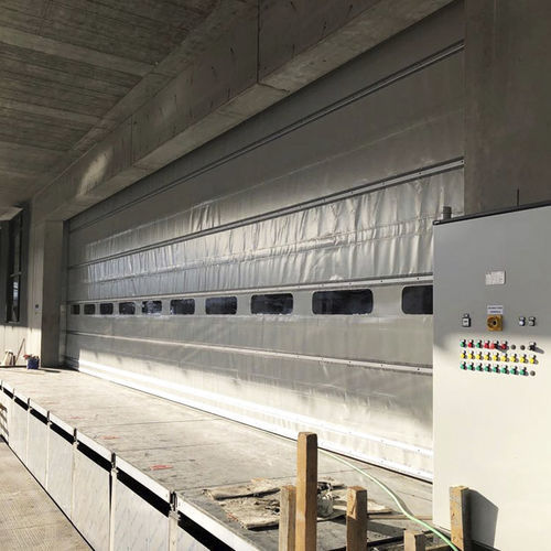 Porte à empilement - Belt Dual - IPR ITALIA SRL - pour l'intérieur / pour garage / automatique
