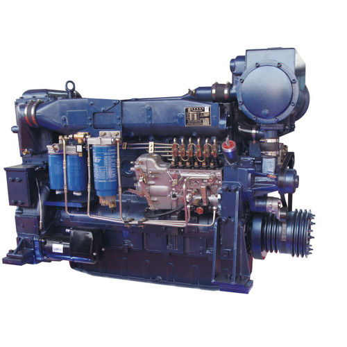 Moteur diesel WD10/12 series Weichai Holding Group Co.,Ltd. à 6 cylindres / en ligne / marin