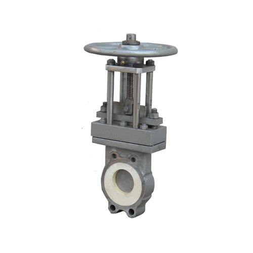 Vanne à guillotine - Henan Quanshun Flow Control Science and Technology Co.,Ltd - manuelle / à régulation de débit / à bride