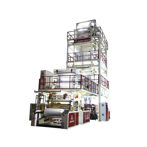 Ligne de coextrusion de film par gonflage - ABC - HAN KING PLASTIC MACHINERY CO.LTD - pour PE / 3 couches