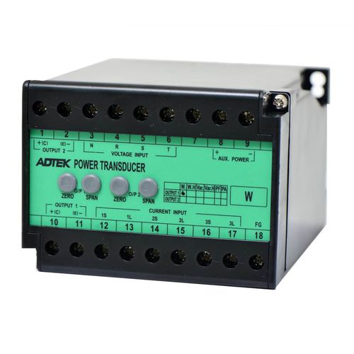 Transducteur de puissance sur rail DIN - CW/CQ/CWQ - ADTEK Electronics Co., Ltd - triphasé / de puissance active / de puissance apparente