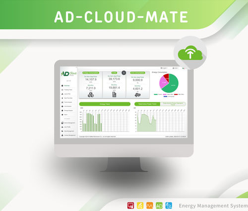 Logiciel de gestion d'énergie - AD-Cloud-Mate - ADTEK Electronics Co., Ltd - de gestion de consommation d'énergie / d'analyse énergétique / de calcul d'efficacité énergétique